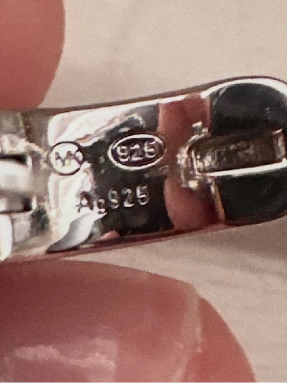 NWT! Michael Kors Sterling Silver Huggie Hoop Earrings. Retails at $95